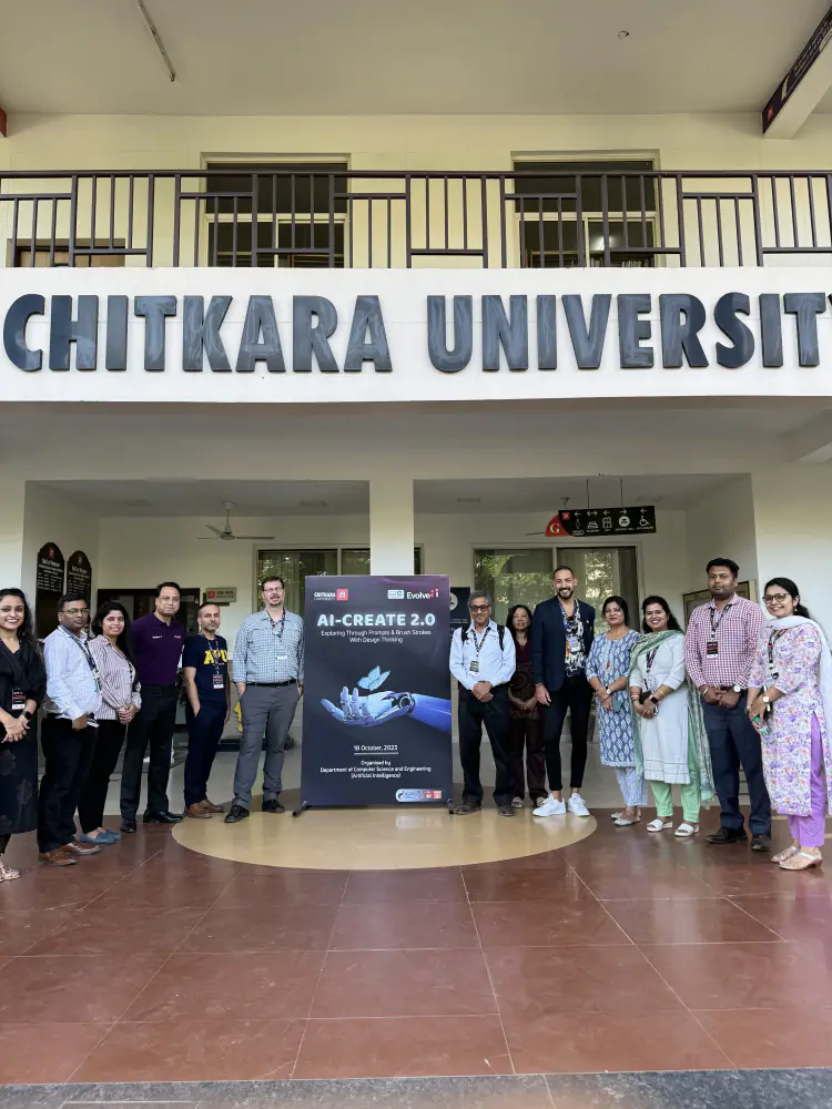 Faculty and guests at AI-Create 2.0