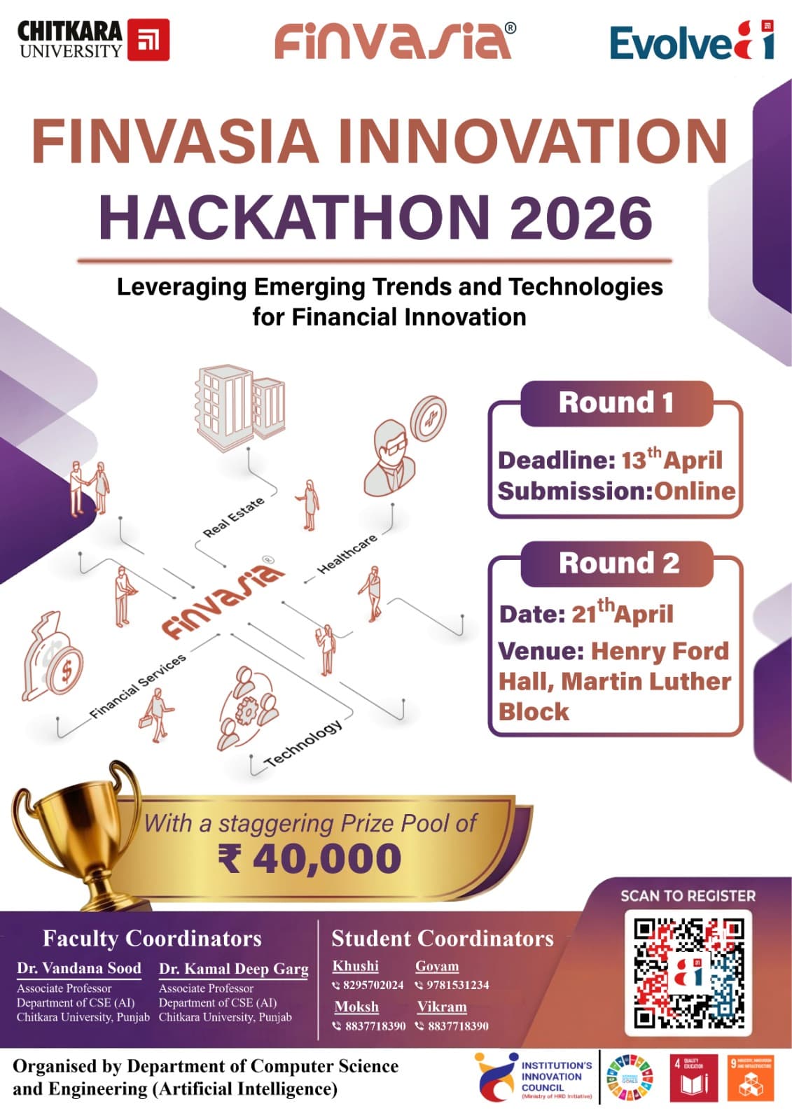 Finvasia Hackathon Poster
